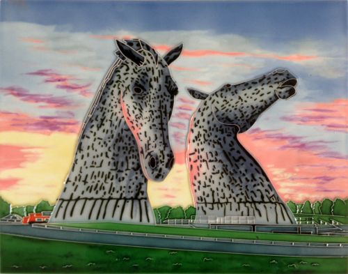 Kelpies at Dusk 11x14