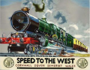 GWR Speed To The West 11x14