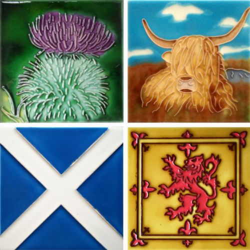 Scotland 4x4 Coaster Set